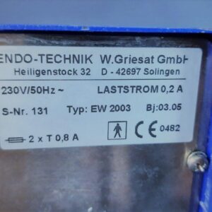 Endo-Technik Aqua Master Endo Washer 2003