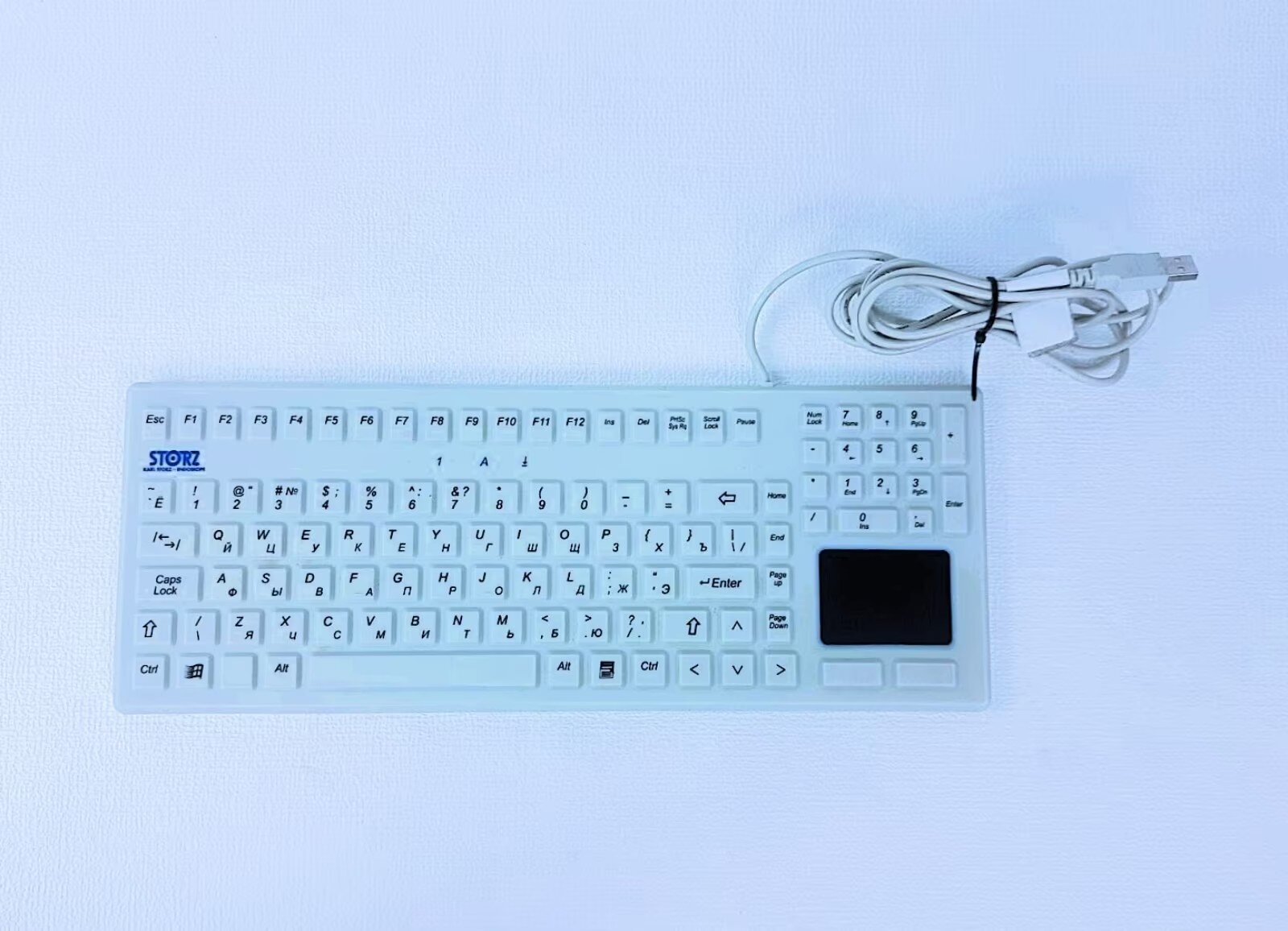 STORZ 20040240US / 20040240RU Medizinische Tastatur medical keyboard Karl Storz