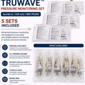 EDWARDS TruWave™ PX260 Pressure Monitoring Set (5 Units)