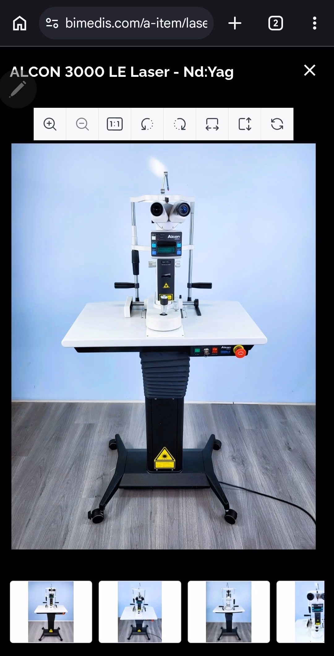 Alcon Surgical 3000LEYAG LaserProfessional Ophthalmic YAG Laser System - Image 7