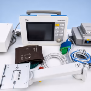Dräger Infinity Gamma Patient Monitor with Docking Station, GCX Mount and Accessories