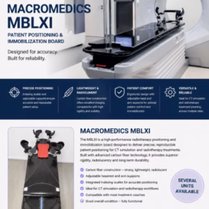 MACROMEDICS MBLXI Carbon Fiber Radiotherapy Immobilization Board
