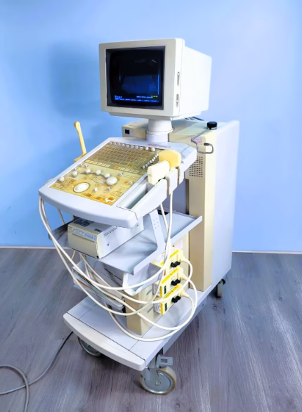 HITACHI EUB-525 Katana 5 Ultrasound machine with 3 probes and printer. - Image 20
