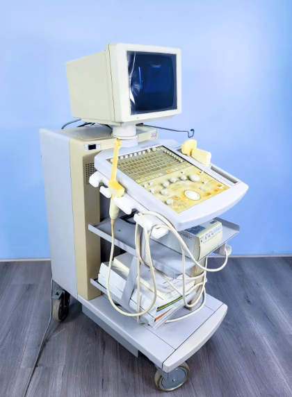 HITACHI EUB-525 Katana 5 Ultrasound machine with 3 probes and printer. - Image 19