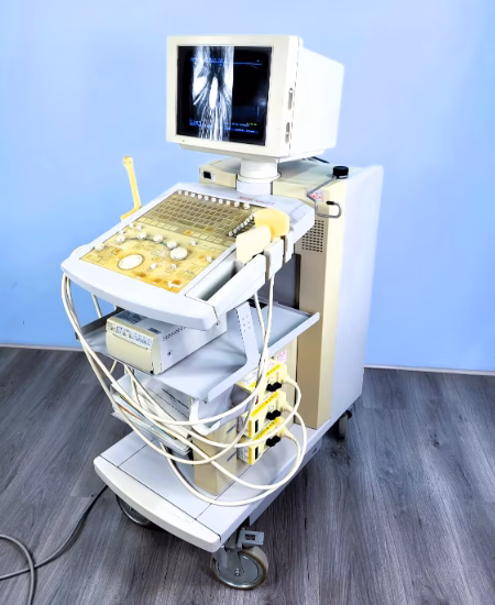 HITACHI EUB-525 Katana 5 Ultrasound machine with 3 probes and printer. - Image 17